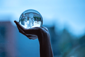 photo d'une boule de cristal
